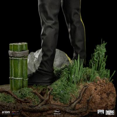 Star Wars Book of Boba Fett Estatua 1/10 Art Scale Luke Skywalker & Grogu Training 20 cm