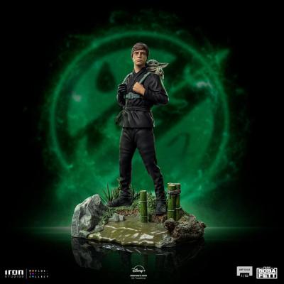 Star Wars Book of Boba Fett Estatua 1/10 Art Scale Luke Skywalker & Grogu Training 20 cm