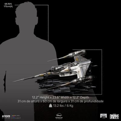 El libro de Boba Fett Estatua 1/20 Demi Art Scale Mando's N-1 Starfighter 60 cm