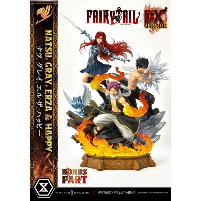 Fairy Tail Estatua PVC 1/6 Natsu, Gray, Erza, Happy Deluxe Bonus Version 57 cm