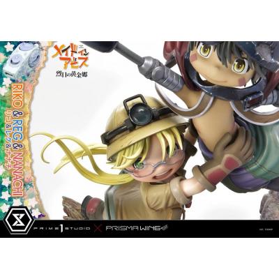 Made in Abyss Estatua Riko, Reg & Manachi 27 cm