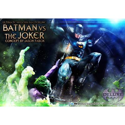 DC Comics Estatua 1/3 Batman vs. The Joker by Jason Fabok Deluxe Bonus Version 85 cm