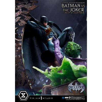 DC Comics Estatua 1/3 Batman vs. The Joker by Jason Fabok Deluxe Bonus Version 85 cm
