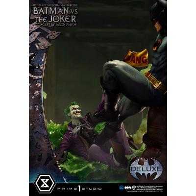 DC Comics Estatua 1/3 Batman vs. The Joker by Jason Fabok Deluxe Bonus Version 85 cm