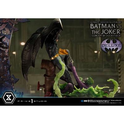 DC Comics Estatua 1/3 Batman vs. The Joker by Jason Fabok Deluxe Bonus Version 85 cm
