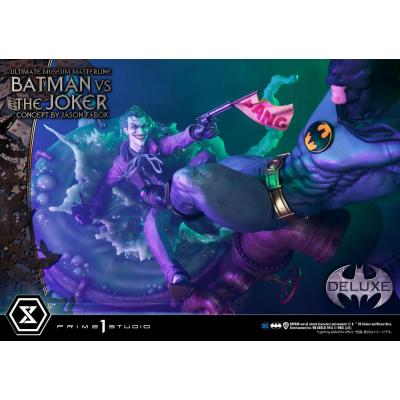 DC Comics Estatua 1/3 Batman vs. The Joker by Jason Fabok Deluxe Bonus Version 85 cm