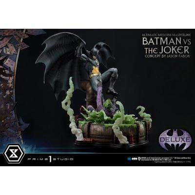 DC Comics Estatua 1/3 Batman vs. The Joker by Jason Fabok Deluxe Bonus Version 85 cm