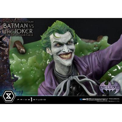 DC Comics Estatua 1/3 Batman vs. The Joker by Jason Fabok Deluxe Bonus Version 85 cm
