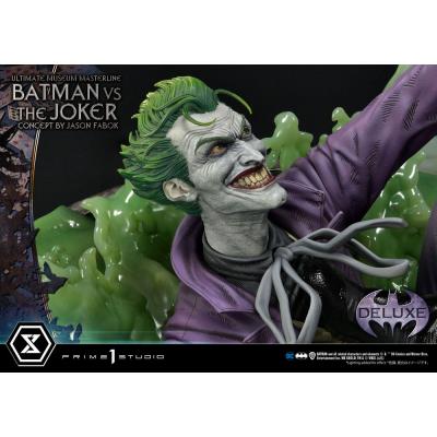 DC Comics Estatua 1/3 Batman vs. The Joker by Jason Fabok Deluxe Bonus Version 85 cm