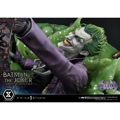 DC Comics Estatua 1/3 Batman vs. The Joker by Jason Fabok Deluxe Bonus Version 85 cm