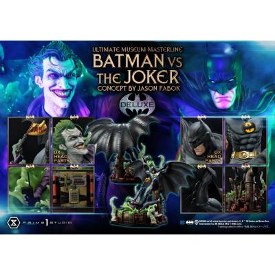 DC Comics Estatua 1/3 Batman vs. The Joker by Jason Fabok Deluxe Bonus Version 85 cm