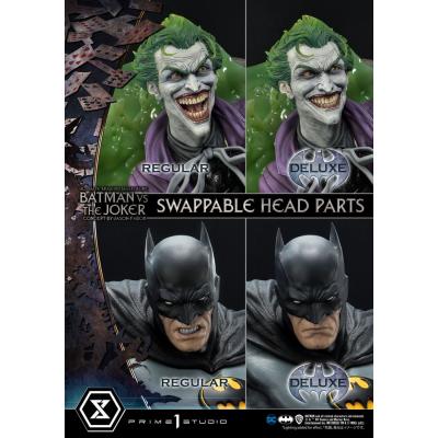 DC Comics Estatua 1/3 Batman vs. The Joker by Jason Fabok Deluxe Bonus Version 85 cm
