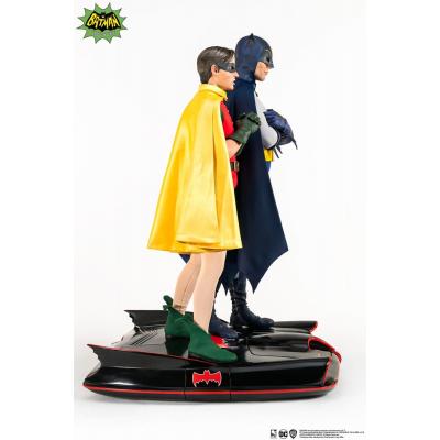 DC Comics Estatua 1/4 Diorama Batman & Robin 1966 52 cm