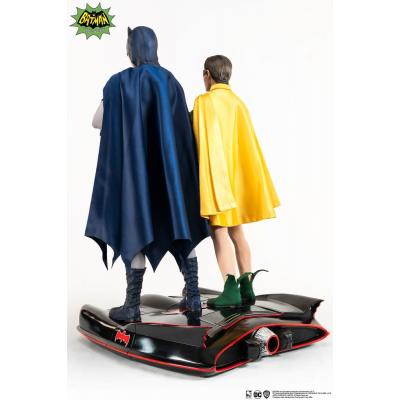 DC Comics Estatua 1/4 Diorama Batman & Robin 1966 52 cm