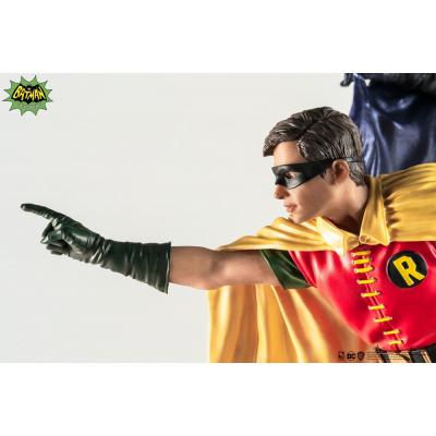 DC Comics Estatua PVC 1/8 Diorama Batman & Robin 1966 23 cm