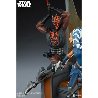 Star Wars: The Clone Wars Diorama Ahsoka Tano vs Darth Maul 51 cm