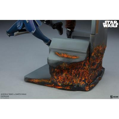 Star Wars: The Clone Wars Diorama Ahsoka Tano vs Darth Maul 51 cm