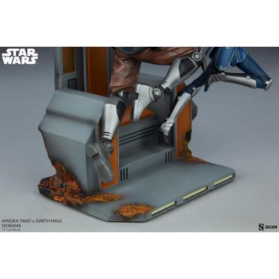 Star Wars: The Clone Wars Diorama Ahsoka Tano vs Darth Maul 51 cm