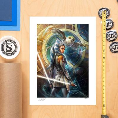 Star Wars: Rebels Litografia Ahsoka Tano and Morai: Old Friends 46 x 61 cm - sin marco