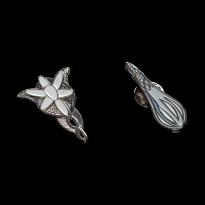 El Señor de los Anillos Pack de 2 Pins Evenstar & Galadriel's Phial