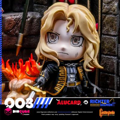 Castlevania Diorama PVC DioCube Alucard Vs Richter Belmont 15 cm