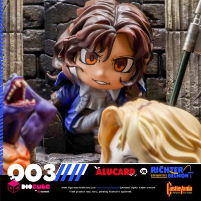 Castlevania Diorama PVC DioCube Alucard Vs Richter Belmont 15 cm