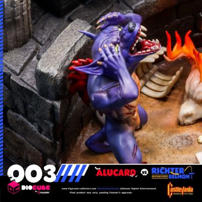 Castlevania Diorama PVC DioCube Alucard Vs Richter Belmont 15 cm