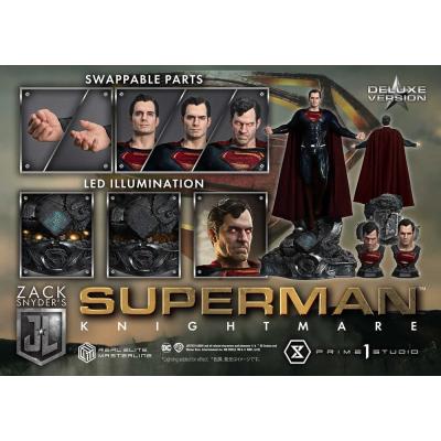 Zack Snyder's Justice League Estatua Real Elite Masterline Series 1/3 Superman Knightmare Color Edition Deluxe Bonus Ver. 95 cm
