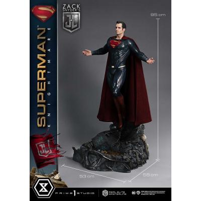 Zack Snyder's Justice League Estatua Real Elite Masterline Series 1/3 Superman Knightmare Color Edition Deluxe Bonus Ver. 95 cm
