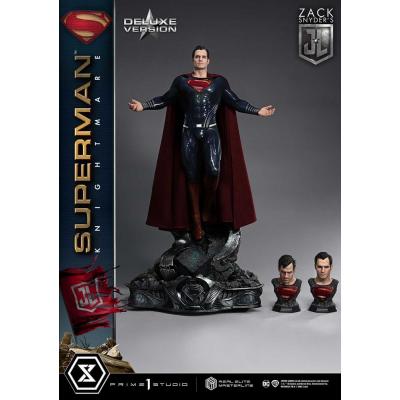 Zack Snyder's Justice League Estatua Real Elite Masterline Series 1/3 Superman Knightmare Color Edition Deluxe Bonus Ver. 95 cm
