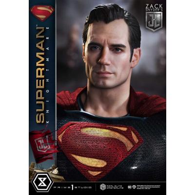 Zack Snyder's Justice League Estatua Real Elite Masterline Series 1/3 Superman Knightmare Color Edition Deluxe Bonus Ver. 95 cm