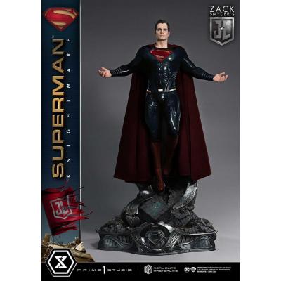 Zack Snyder's Justice League Estatua Real Elite Masterline Series 1/3 Superman Knightmare Color Edition Deluxe Bonus Ver. 95 cm