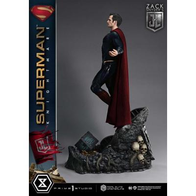 Zack Snyder's Justice League Estatua Real Elite Masterline Series 1/3 Superman Knightmare Color Edition Deluxe Bonus Ver. 95 cm