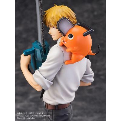 Chainsaw Man Estatua S-Fire PVC 1/7 Denji & Pochita 24 cm