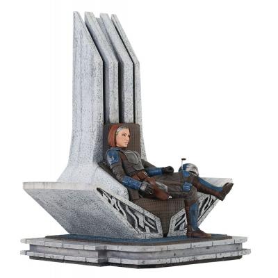 Star Wars: The Mandalorian Estatua Premier Collection 1/7 Bo-Katan Kryze on Throne 35 cm