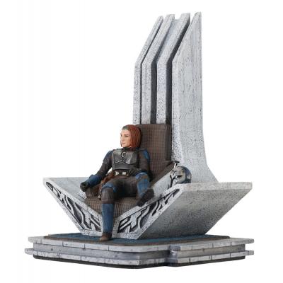 Star Wars: The Mandalorian Estatua Premier Collection 1/7 Bo-Katan Kryze on Throne 35 cm
