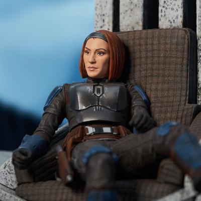 Star Wars: The Mandalorian Estatua Premier Collection 1/7 Bo-Katan Kryze on Throne 35 cm