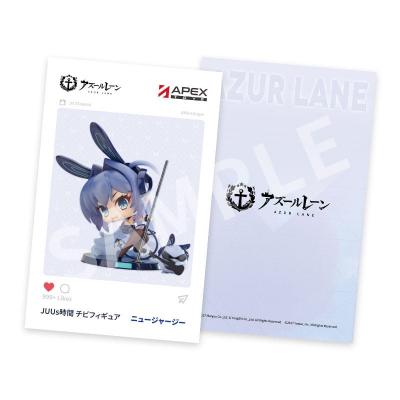Azur Lane Estatua PVC Deformed JUUs Time Chibi New Jersey 8 cm