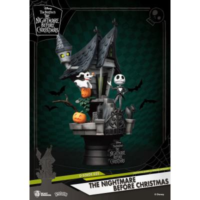 Pesadilla antes de Navidad Diorama PVC D-Stage Jack's Haunted House 15 cm
