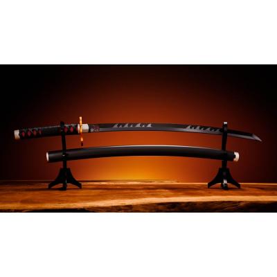 Demon Slayer: Kimetsu no Yaiba Réplica Proplica 1/1 Espada Nichirin (Tanjiro Kamado) Kyojuro Rengoku´s Sword Gueard Ver. 88 cm