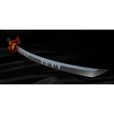 Demon Slayer: Kimetsu no Yaiba Réplica Proplica 1/1 Espada Nichirin (Tanjiro Kamado) Kyojuro Rengoku´s Sword Gueard Ver. 88 cm