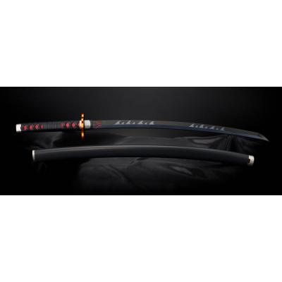 Demon Slayer: Kimetsu no Yaiba Réplica Proplica 1/1 Espada Nichirin (Tanjiro Kamado) Kyojuro Rengoku´s Sword Gueard Ver. 88 cm