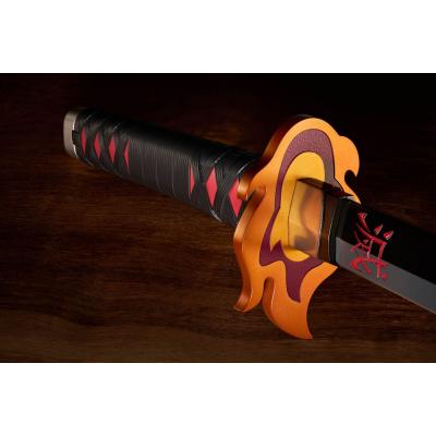 Demon Slayer: Kimetsu no Yaiba Réplica Proplica 1/1 Espada Nichirin (Tanjiro Kamado) Kyojuro Rengoku´s Sword Gueard Ver. 88 cm