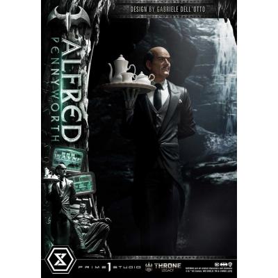 DC Comics Estatua Throne Legacy Series Alfred Pennyworth (Batman Comics) Bonus Version 57 cm