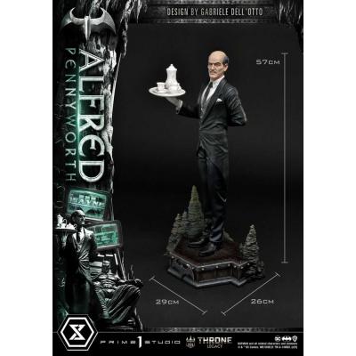 DC Comics Estatua Throne Legacy Series Alfred Pennyworth (Batman Comics) Bonus Version 57 cm