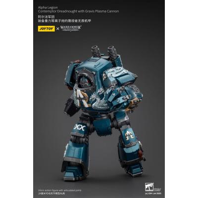 Warhammer The Horus Heresy Figura Alpha Legion Contemptor Dreadnought with Gravis Plasma Cannon 25 cm