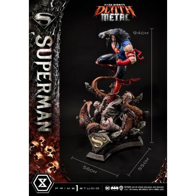 Dark Nights: Death Metal Estatua 1/3 Death Metal Superman 94 cm