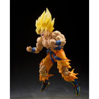 Dragon Ball Figura S.H. Figuarts Super Saiyan Son Goku Legendary Super Saiyan (Best Selection) 15 cm