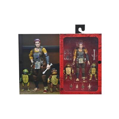 Tortugas Ninja (The Last Ronin The Lost Years) Figura Synja Grammy April with Baby Yi & Moja 18 cm