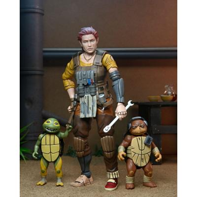 Tortugas Ninja (The Last Ronin The Lost Years) Figura Synja Grammy April with Baby Yi & Moja 18 cm
